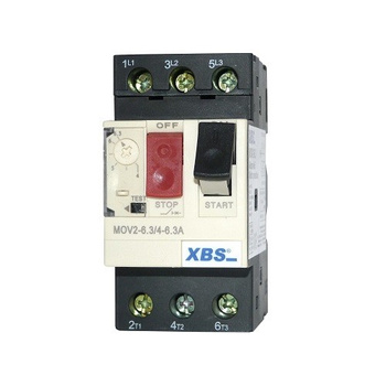 Wyłącznik silnikowy MOV2 4-6.3A XBS MOV2-6.3
