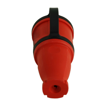 Gniazdo przenośne proste 16A 230V 2P+Z czerowne Schuko 3101-304-1600