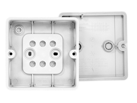 Puszka n/t hermetyczna pusta 98x98x52mm IP55 szara Hensel 600 DE9340