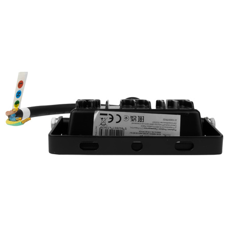 Naświetlacz LED 10W z czujnikiem ruchu GTV czarny IP65 oświetlenie zewnętrzne 1000lm GT-GCR10W-64