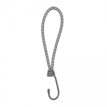 Guma elastyczna BUNGEE CORD HOOK 0,6x20cm 25 sztuk Bradas BCH4-0620GY-B