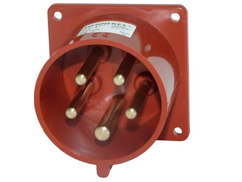 Wtyczka odbiornikowa CEE 32A/5p 6h IP44 gniazdo odbiornikowe tablicowa MENNEKES 1409