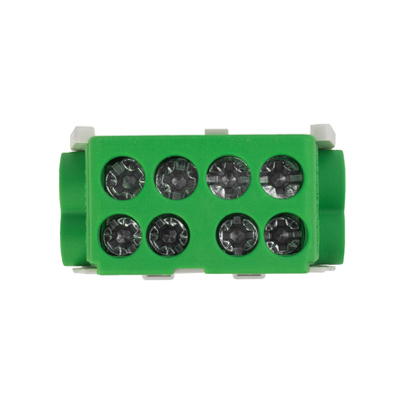 Blok rozdzielczy zacisk odgałęźny HLAK 25-1/2 M2 zielony mostek 1P 1,5-25mm2 1,5-16mm2 Pollmann 208 2080138
