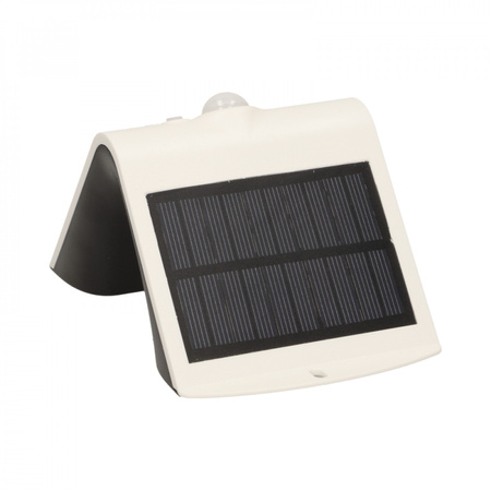 SILOE LED 1.5W. lampa solarna z czujnikiem ruchu 120st. 190lm. IP65. 4000K. 1200mAh. podwójne źródło światła. biała OR-SL-6083WLR4