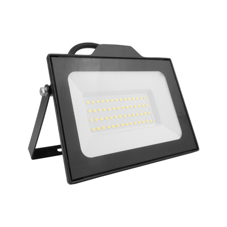 Naświetlacz LED 50W z czujnikiem ruchu czarny IP65 oświetlenie zewnętrzne 5000lm GT-GCR50W-64