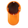 F-tronic Puszka instalacyjna IT 10 sztuka 68 mm podtynkowa z membraną wiatroszczelna 10 sztuka pomarańczowa VDE F-tronic 735 E5000