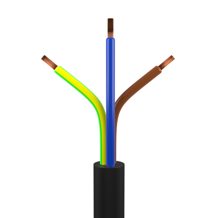 1m Przewód ziemny 3Gx2,5 1000V Sterujący Linka RV-K HELUPOWER® 11003824