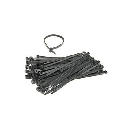 Opaska kablowa czarna OZC 2,5/160mm, 100szt. OZC-25-160 E-P 25.105