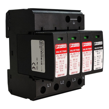 Odgromnik Ogranicznik Przepięć Typ 1/2 VAL-MS-T1/T2 335/12.5/3+1 PHOENIX CONTACT 2800184