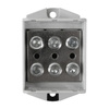 Złączka szynowa 1,5-50mm2 nieb. 6otwor AL/CU 1000V TH35 3P Morek MAA3050B10