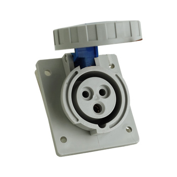 Gniazdo tablicowe skośne CEE 16A/3P 230V IP67 IEG 1632 DV