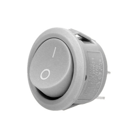 Łącznik kołyskowy okrągły. szary OR-AE-13180/G