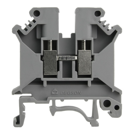 Złączka szynowa przelotowa szara śrubowa 4mm2 1P VDE UL PC4-01P-11-00A(H)