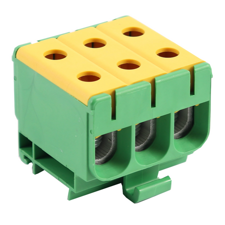 Złączka szynowa uniwersalna ETB 50/1x3 Al/Cu elektryczna śrubowa 6 otworów do kabli Elektro Becov UK3050.24