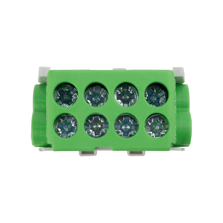 Blok rozdzielczy zacisk odgałęźny HLAK 25-1/2/25 M2 zielony mostek 1P 1,5-25 mm2 Pollmann 208 2080190