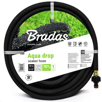 Wąż nawadniający pocący AQUA-DROP 1/2" - 30m WAD1/2030 Bradas 2588