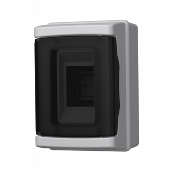 Rozdzielnica natynkowa HIGHT IP65 2 modułowa transparentne drzwi M-L 1x2 940.02