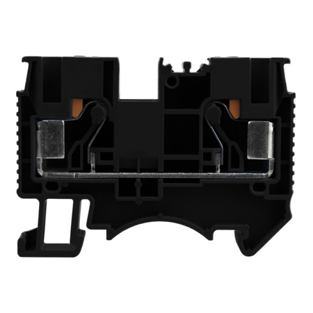 Złączka szynowa przelotowa zaciskowa czarna 6mm2 1P UL DS6-01P-13-00A(H)