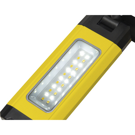 Lampa warsztatowa potrójna 5V IP54 LW-3AS na regulowanym statywie W-96326