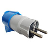 Marlanvil Adapter kempingowy wtyk Uni-Schuko 16A 250V na 16A CEE gniazdo przejściówka IP40 6.816.213
