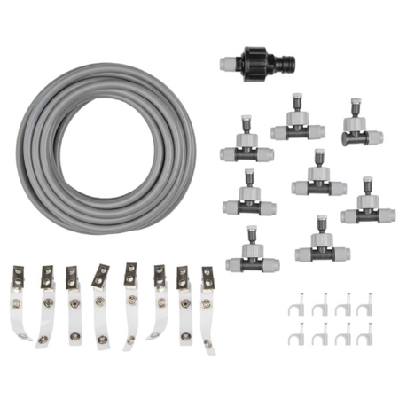 Ogrodowa mgiełka wodna 15m Kurtyna wodna WHITE LINE BRADAS WL-Z1015