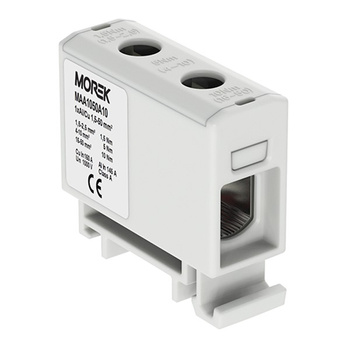 Złączka szyn. 1,5-50mm2 szara 2otwor 1P Morek MAA1050A10