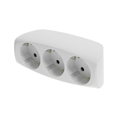 Rozgałęźnik wtyczkowy z trzema gniazdami Schuko 230V W-32002
