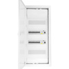 Rozdzielnica modułowa podtynkowa 4x12 zabezpieczona 14xMCB 2xRCCB VDE okablowana skrzynka elektryczna Hager 755,50 x348x98mm zaciski rozgałęźne L1, L2, L3, N, PE Doktorvolt DV-6265-PT