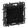 Gniazdo komputerowe pojedyncze RJ45 5e UTP czarne Niloe Step 863559