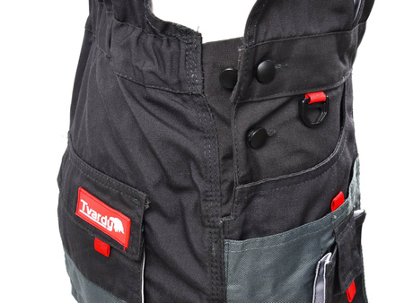 Spodnie robocze ogrodniczki TVARDY rozmiar S-XXL T01020-S