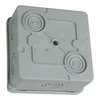 Puszka natynkowa wym/wew 80x80x40 mm 6+2 membrany IP65 M-L 003.CS