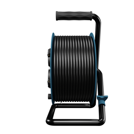 Przedłużacz bębnowy HAND PRO 25m 4x Gniazda 230V IP44 H05RN-F 3x2,5 mm² W-96317