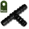 Trójnik z wtykiem na wąż 3x 16mm do łączenia węży kroplujących Bradas DSWA03-16L