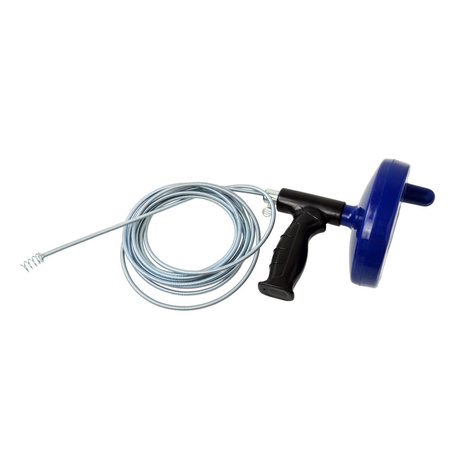 Przetykacz - sprężyna do rur 6mm x 5m w plastikowej obudowie G73159