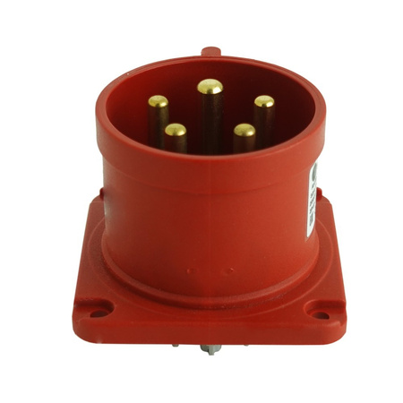 Wtyczka tablicowa CEE zwrotnica faz prosta 5P 32A 400V IP44 2443