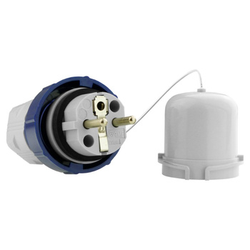 Wtyczka przenośna skręcana 230V 16A IP67 Uni-Schuko Doktorvolt PVG 16 DV