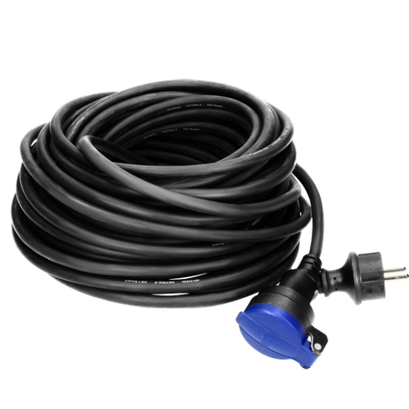 Przedłużacz warsztatowy bryzgoszczelny olejoodporny 230VAC/16A 20 m OR-AE-13169/20m