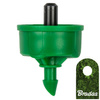 Kroplownik z kompensacją ciśnienia 4l/h wyjście 5mm NO-DRAIN Bradas DSE-PCND04