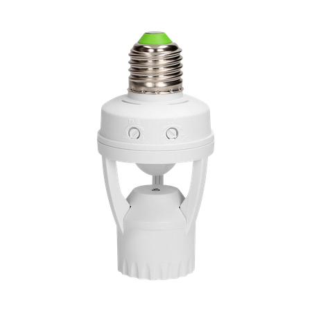 Gniazdo żarówki z czujnikiem ruchu 360st. IP20 gwint E27 1x60W MS-2