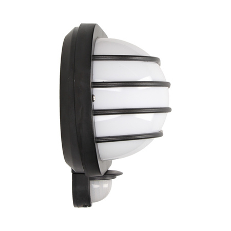 SOLANO. oprawa ogrodowa z czujnikiem ruchu 180st. 1x60W. E27. IP44. plastik. czarna OR-OP-307BE27ZMR