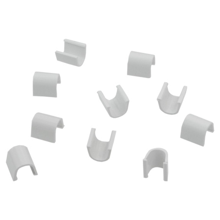 10szt Złączka prosta do rynienek ochronnych na kable blister Cablefix 2202 biały 10,5x10 mm Inofix 3221-2