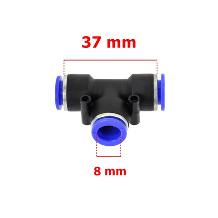 Złączka automatyczna węża PU/PE typ T fi 10 mm G03043