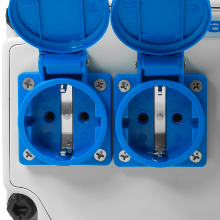 Rozdzielnica budowlana 2x16A 230V Schuko 1x16A CEE IP44 BALS bez zabezpieczeń BL89004