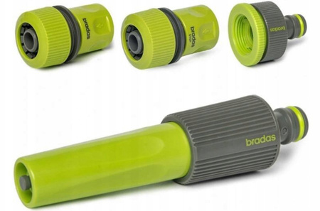 Zestaw 4-elementowy na wąż 3/4" LIME LINE BRADAS LE-5500-34