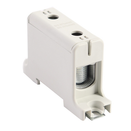 Złączka szynowa uniwersalna ETB 95/1 Al/Cu elektryczna śrubowa 2 otwory do kabli Elektro Becov UK1095.21