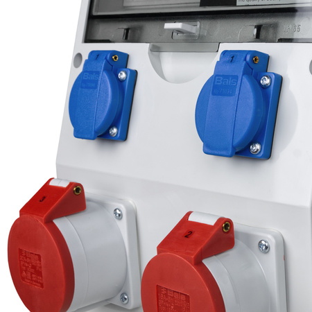 Rozdzielnica budowlana ECO 32A 16A 2x230V Schuko Doktorvolt DV-2602-D