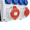 Rozdzielnica budowlana 16A 32A 4x230V zabezpieczona erbetka Doktorvolt DV-6442-D TD-S/FI