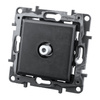 Gniazdo TV typu F czarne Niloe Step 863575