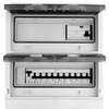 Rozdzielnica budowlana 63A 32A 16A CEE 2x230V eXT-S/FI Schuko z zabezpieczeniami gniazda Mennekes Doktorvolt DV-0847-D
