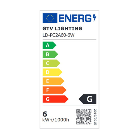 Żarówka LED z diodami SMD E27 6W barwa ciepła 3000 K 8745